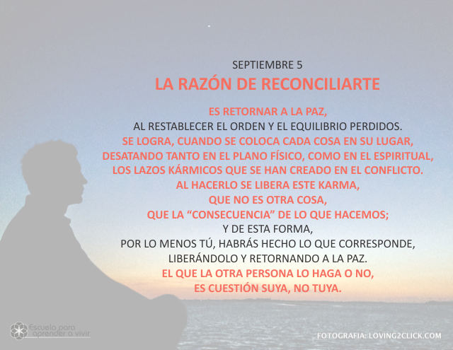 La razón de reconciliarte